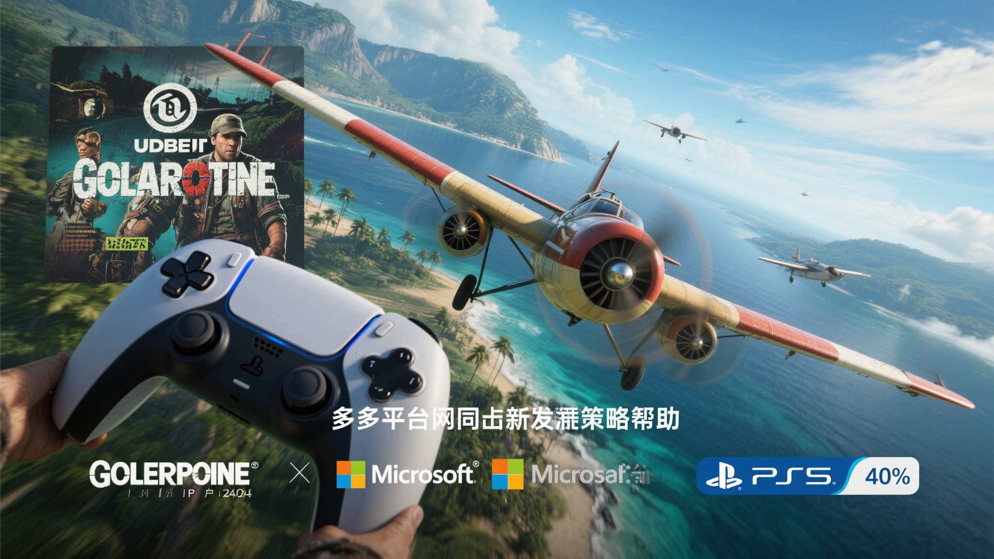 新型微软xbox360手柄 以育碧《孤岛惊魂》系列为例,多平台同步发布策略帮助其将用户基础扩大了近40%。微